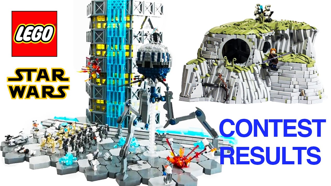 LEGO Star Wars MOC Contest RESULTS 2021 - TOP 25 CREATIONS Coruscant, Tatooine, Clone base, Naboo