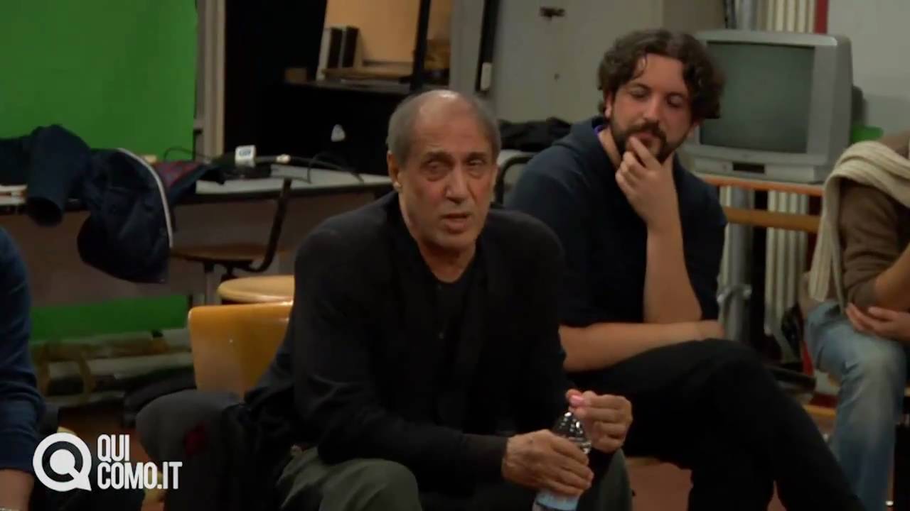 Adriano Celentano all'istituto Ripamonti di Como