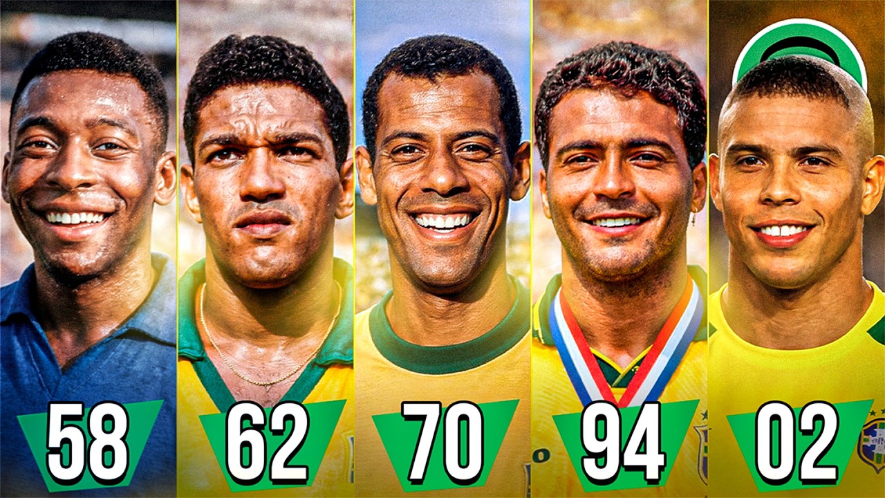 ♫ PENTACAMPE&Atilde;O: A HIST&Oacute;RIA DOS 5 T&Iacute;TULOS MUNDIAIS DO BRASIL | Par&oacute;dia Mina do Condom&iacute;nio - Seu Jorge