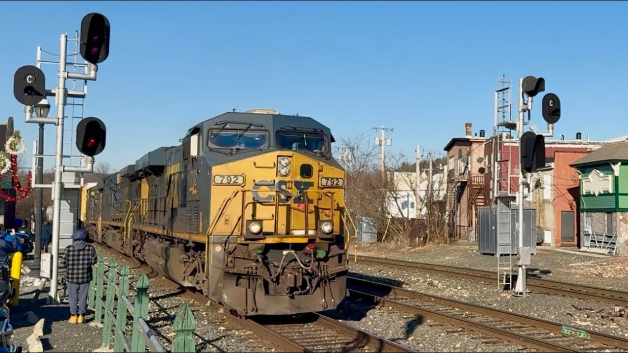 CSX M436 passing Palmer MA January 13, 2016