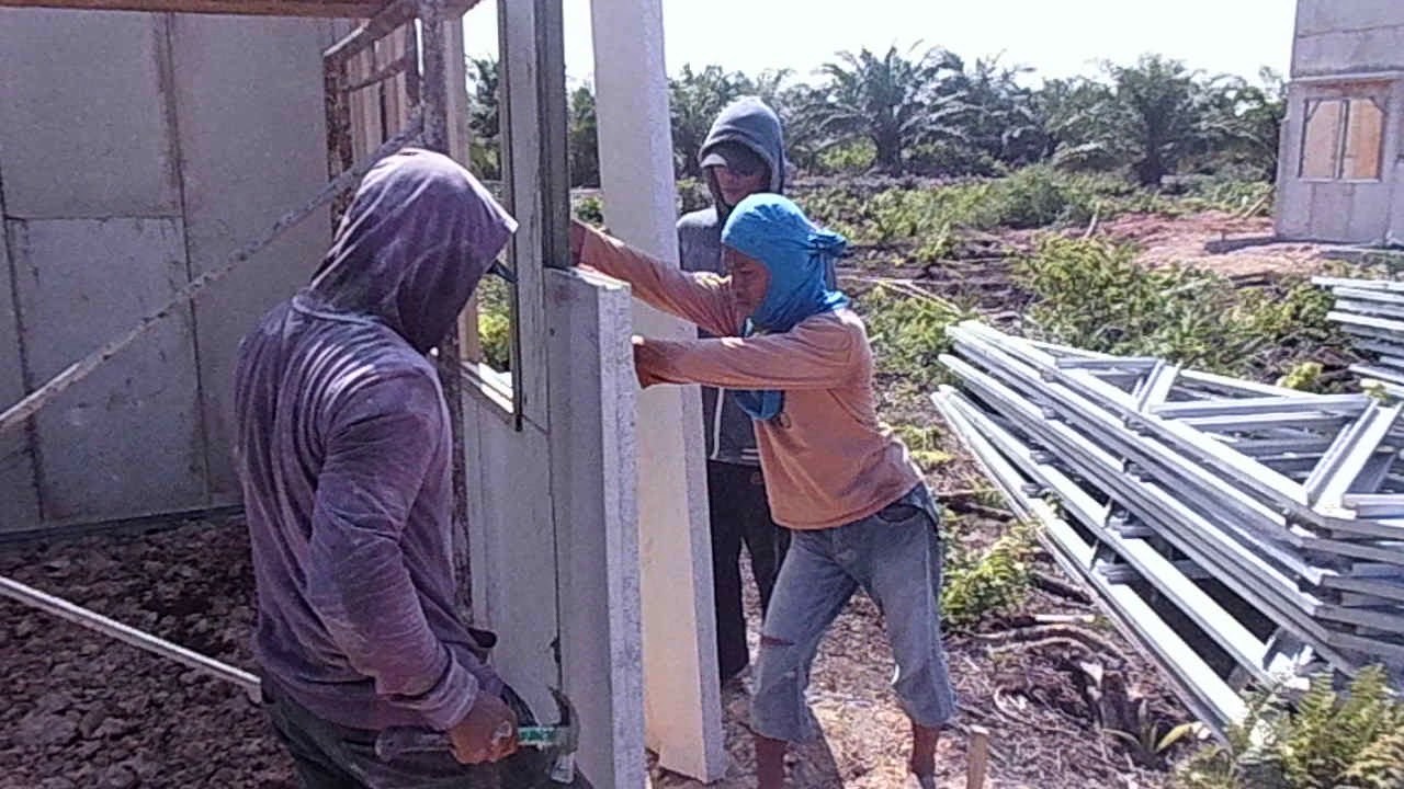 Bangun rumah dengan dinding EPS Sandwich Panel #4