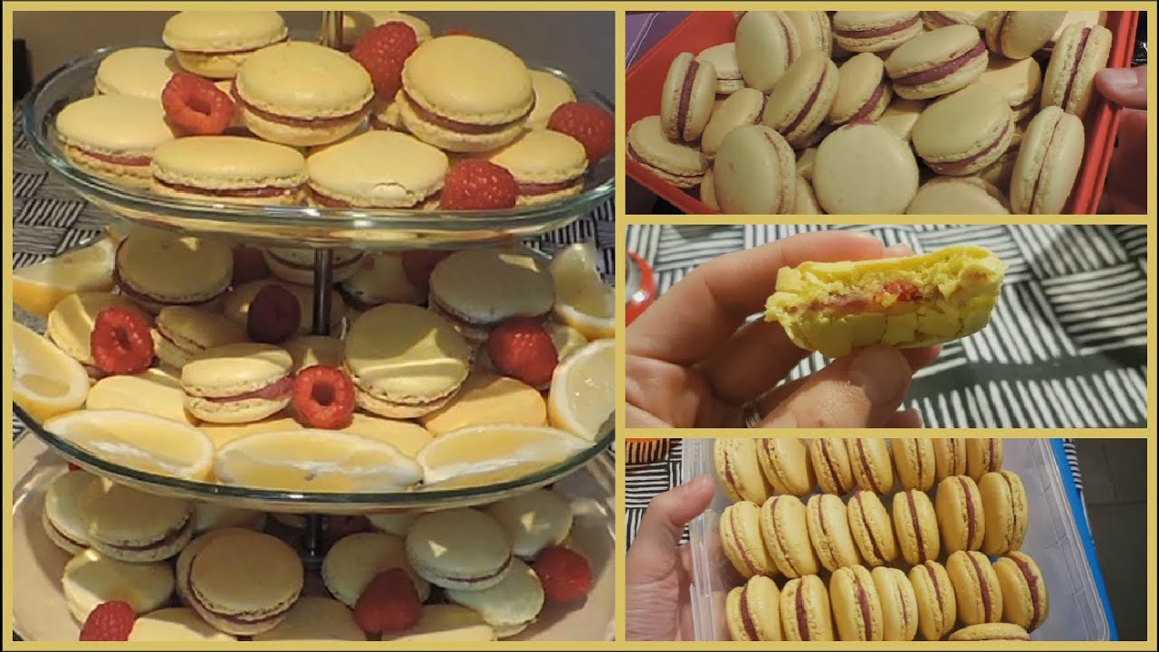 Macarons perfecți cu lămâie și zmeură | Raluca Gheorghe