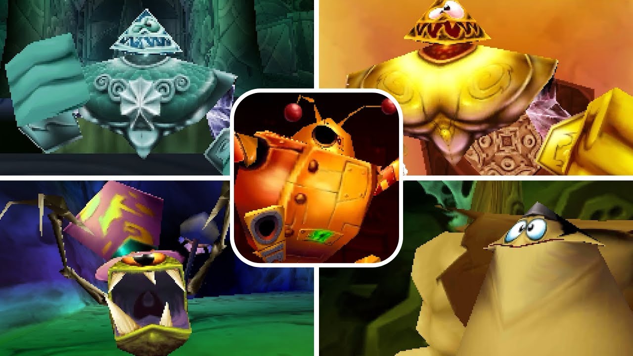 Rayman 3D - All Bosses