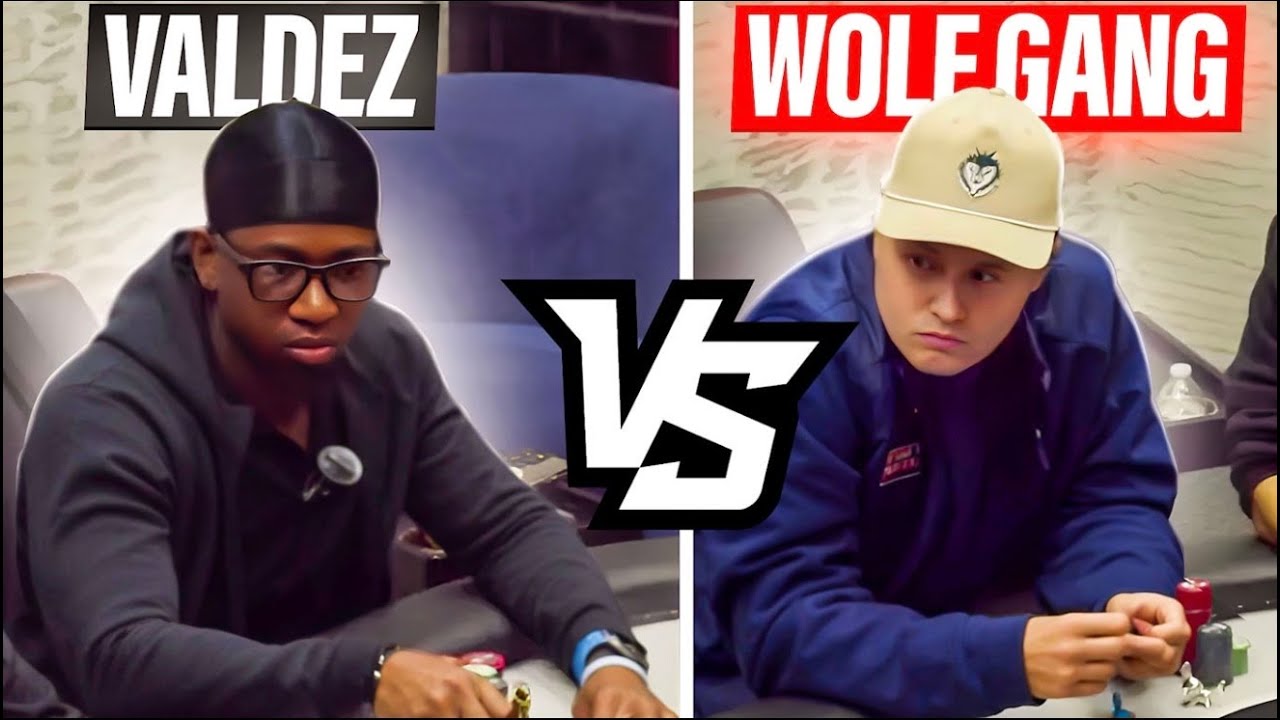 Мой первый прямой эфир против WOLFGANGPOKER! | Poker Vlog #24