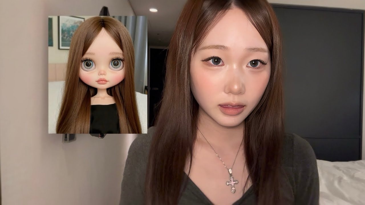 My Blythe doll makeup tutorial ໒꒰ྀི´ ˘ ` ꒱ྀིა