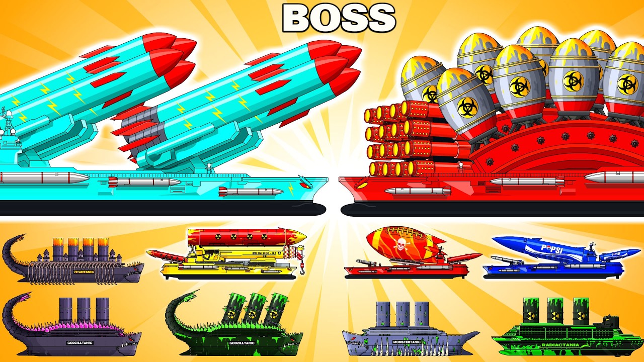 The Ultimate Missile Titan COMBINED WITH ABYSSAL CRUISER vs MEGA BOSS