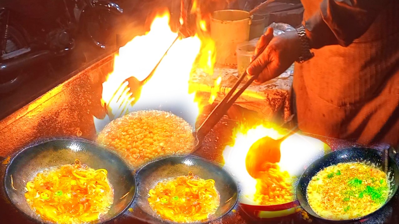 Itni Aag Kyun? 😱 Hyderabad Famous Chana Daal FRY TADKA & Brain Masala (Magaz) Making!