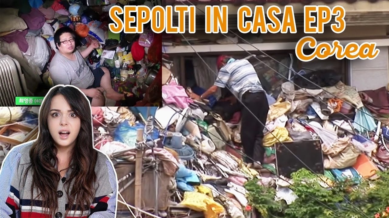 Reagiamo a SEPOLTI IN CASA corea: 150 TONNELLATE di SPAZZATURA in casa!