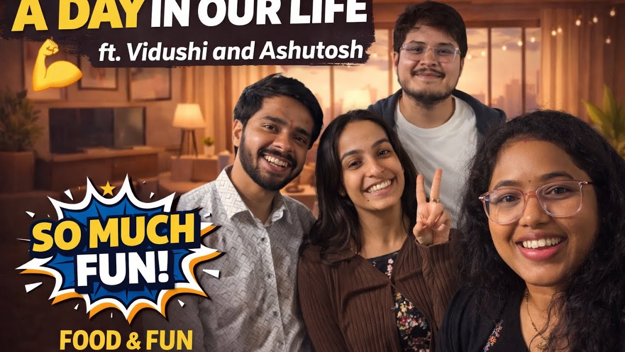 A day in our life ft. Vidushi and Ashutosh | Fun with office friends | TMKOC pe charcha #DayVlog