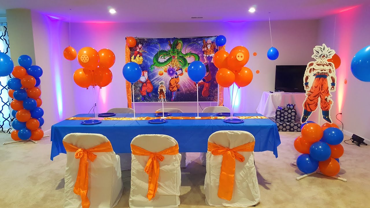 День рождения в стиле Dollar Tree своими руками, день рождения в стиле GOKU, день рождения в стил...