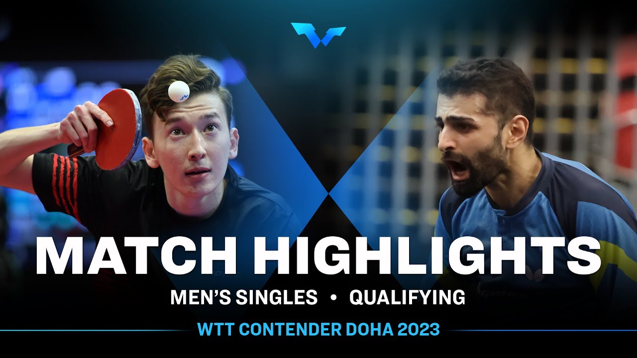 Noshad Alamiyan vs Aidos Kenzhigulov | MS Qual | WTT Contender Doha 2023