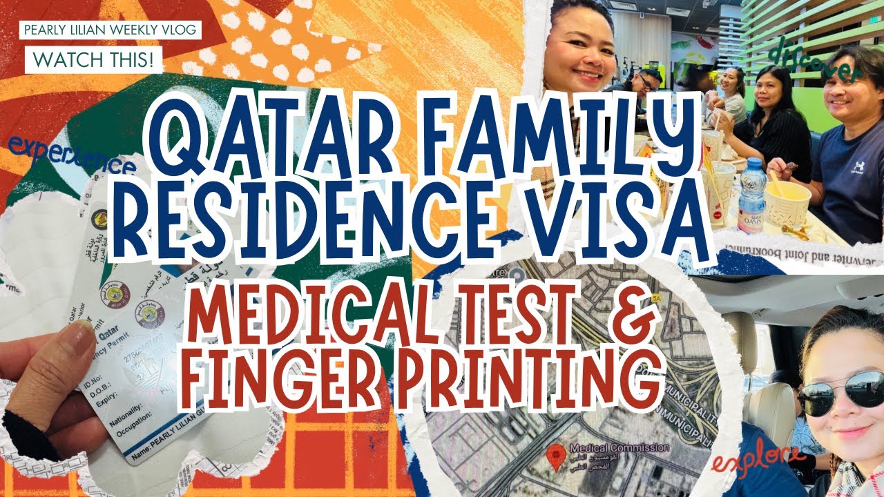 LIFE IN QATAR | Medical Check-up & Fingerprinting for Family Residence Visa Step-by-Step Guide