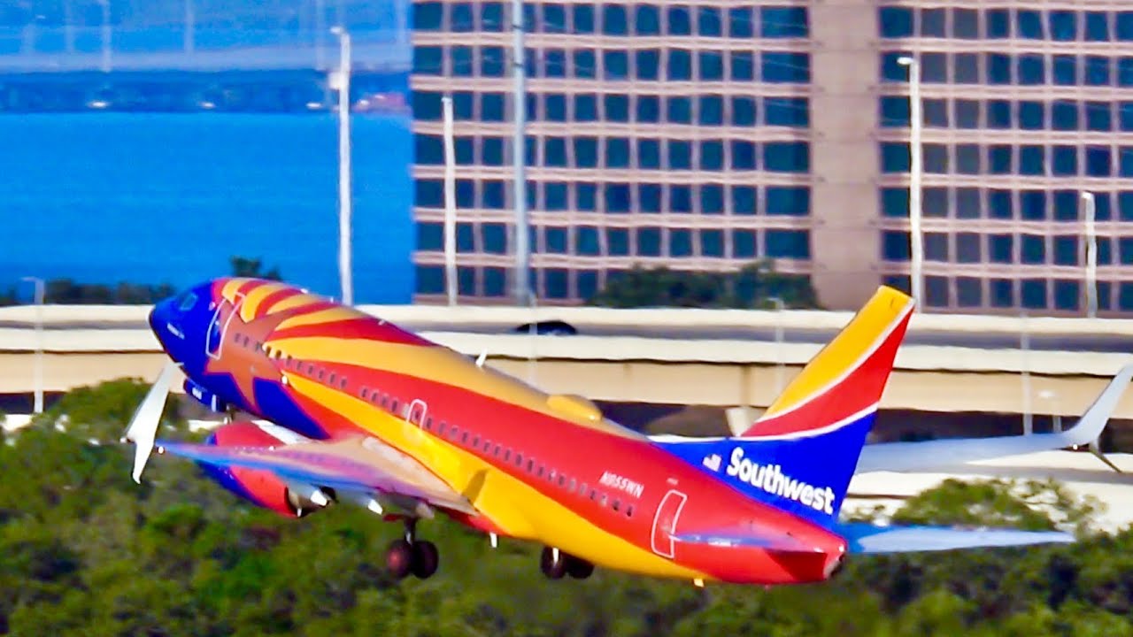 Southwest Arizona One Special Livery Golden Hour Spotting Tampa International Airport