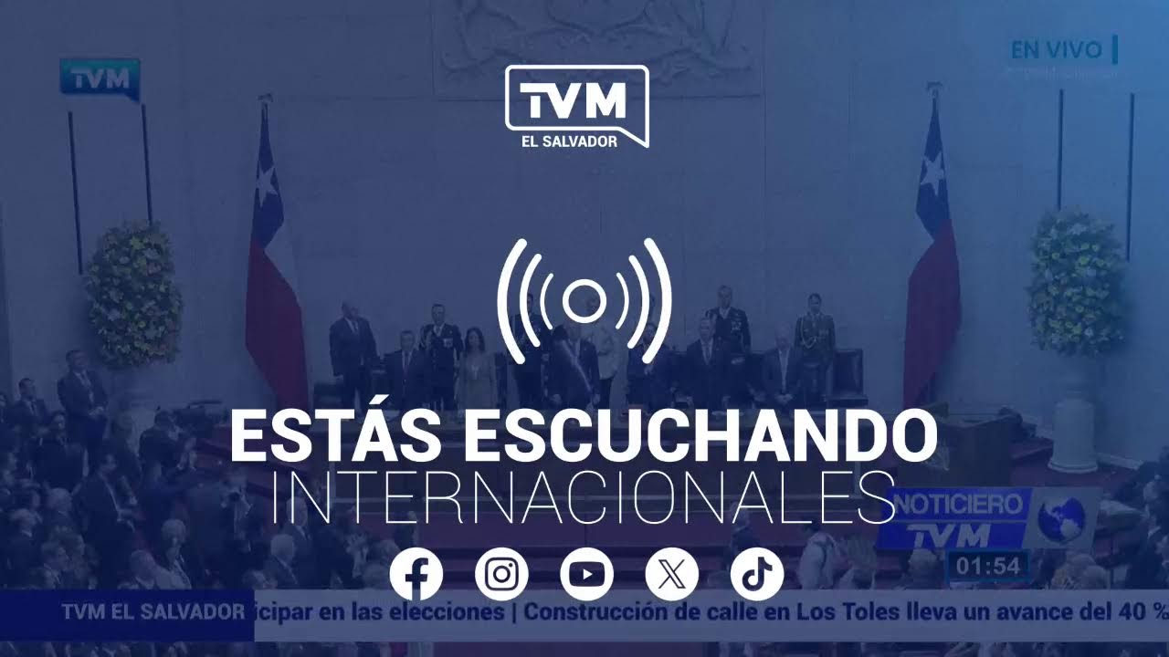 EN VIVO NOTICIERO TVM EL SALVADOR PRIMERA EMISION.