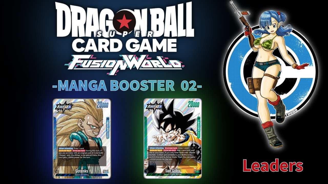 All SB02 LEADERS Revealed! | Dragon Ball Super Fusion World Manga Booster 02
