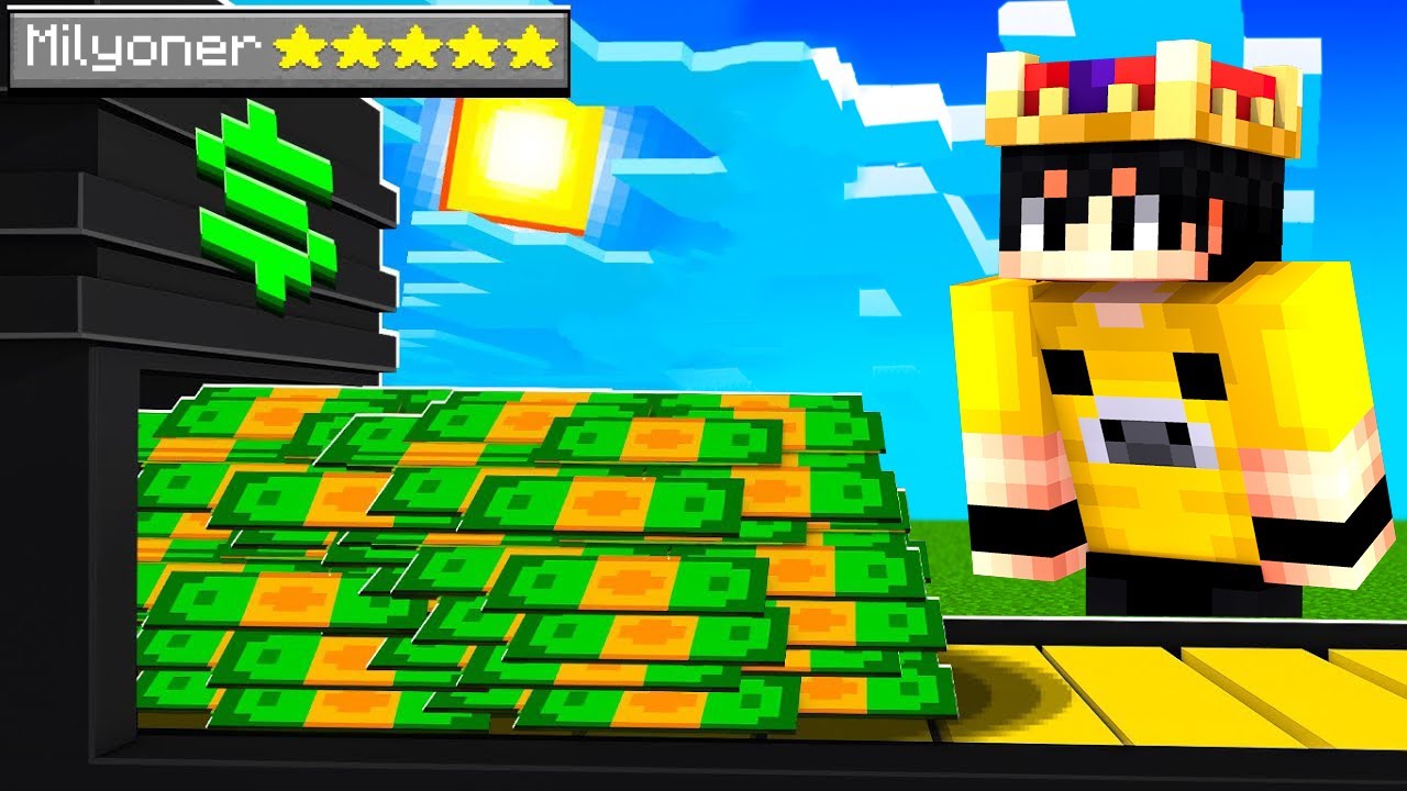 Minecraft'ta KENDİ İŞİMİ KURARAK MİLYONER OLDUM!