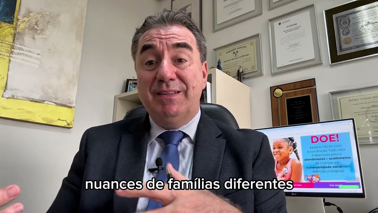 Dr Antonio Macedo Júnior apresenta novo conceito comunicação Uropediatria