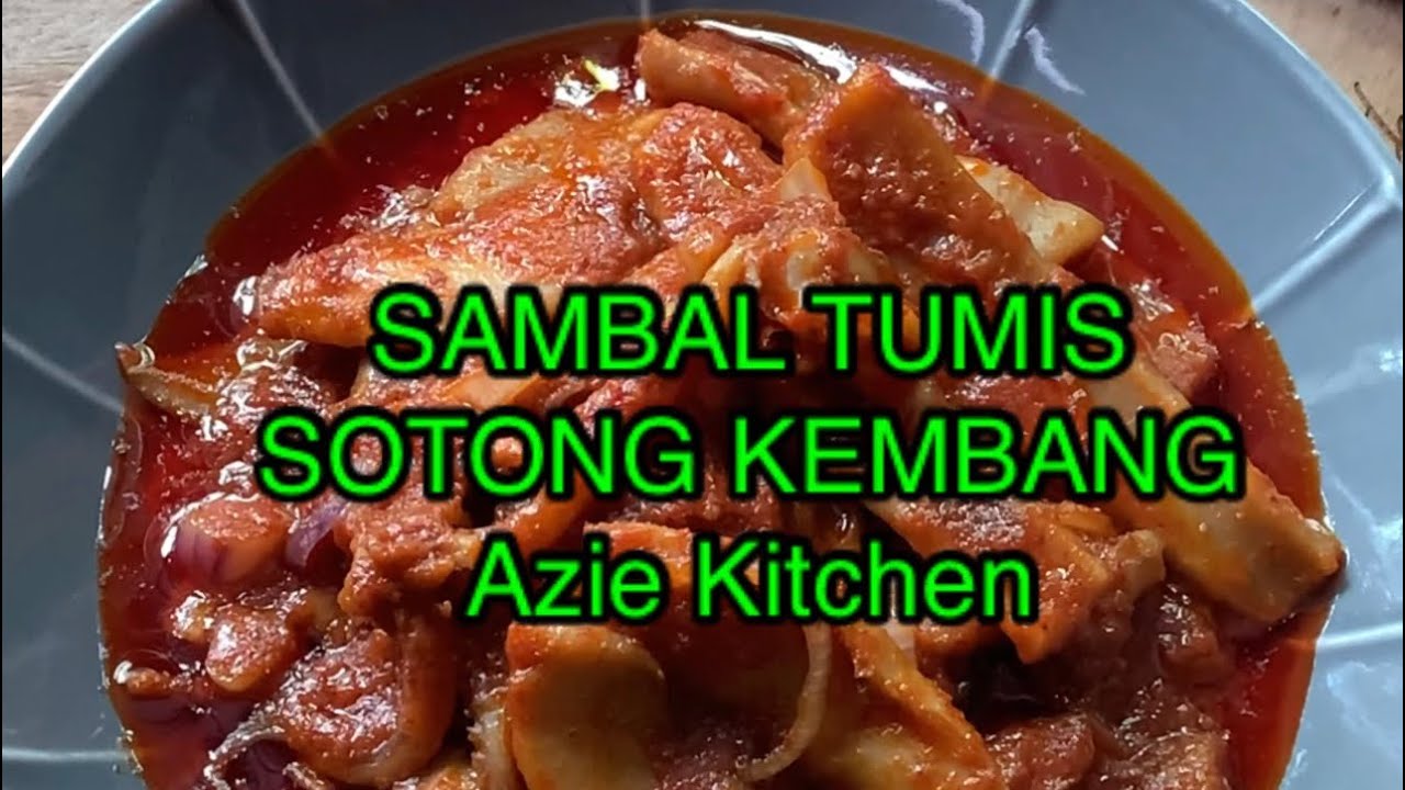 Sambal Tumis Sotong Kembang Yang Lembut