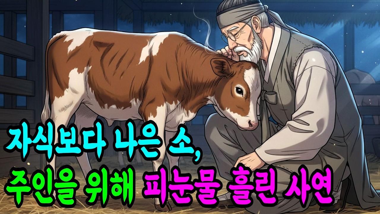 자식보다 나은 소, 주인을 위해 피눈물 흘린 사연  | 야담 | 민담 | 설화 | 수면동화 | 옛날이야기 | 만담 | 오디오북