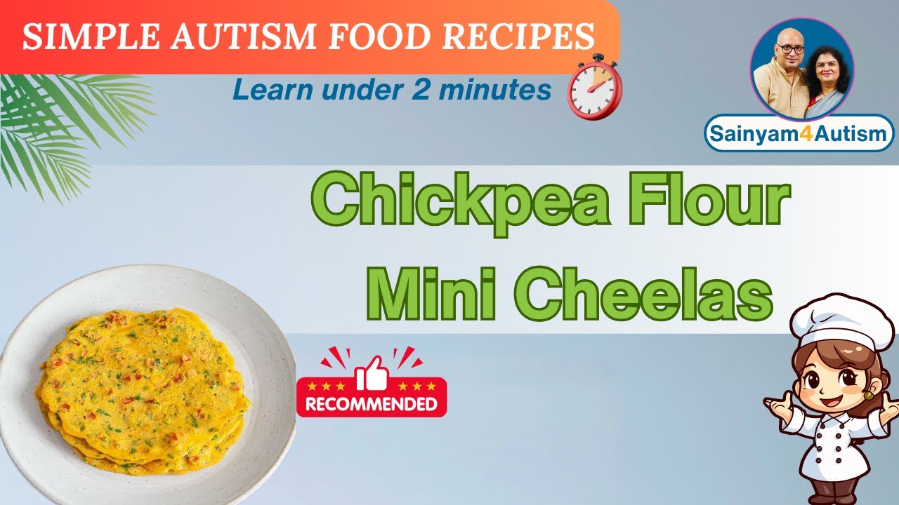Chickpea Flour Mini Cheelas | High-Protein Focus Food for Kids 💪🧠