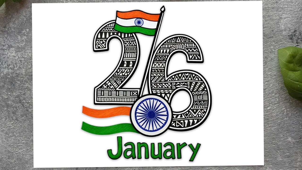 How to draw Mandala for Beginners | 76th Republic Day 2026 | Indian Flag | 26th January | DoodleArt