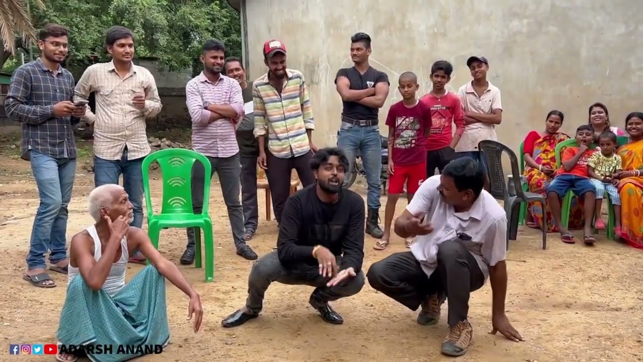 डीज़ल गाड़िया गाने में गांव के बड़े बुजुर्गों को जबरजस्त नचाया ⛽| Diesel Gadiya Dance By Adarsh No.1