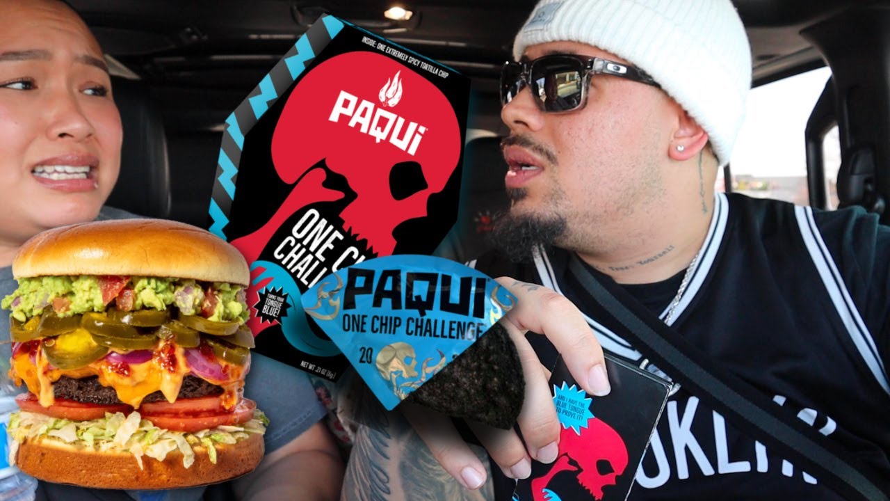 One Chip Challenge Burger Prank on My Wife!