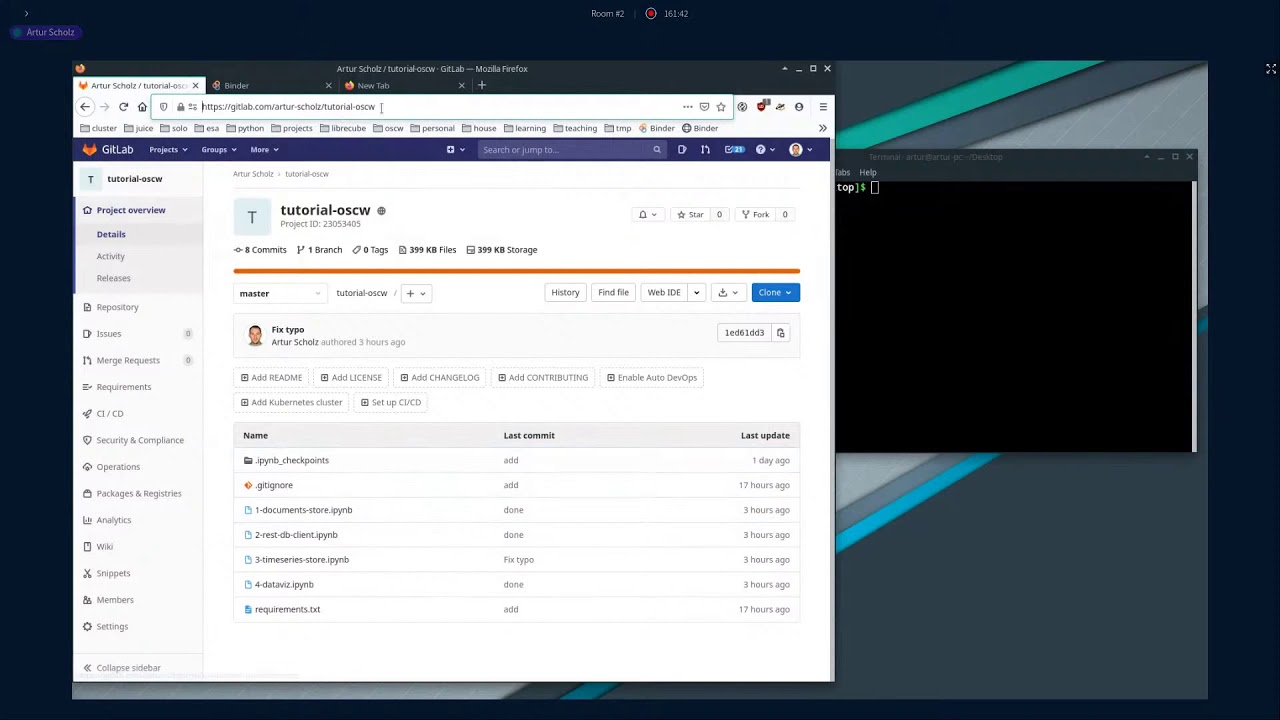 OSCW 2020 - Restful Data Storage and Visualization