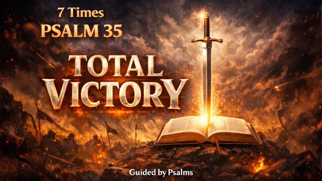 ⚔️ 7 Times Psalm 35 — Warfare Prayer for Victory & Protection (Today) | Guided by Psalms