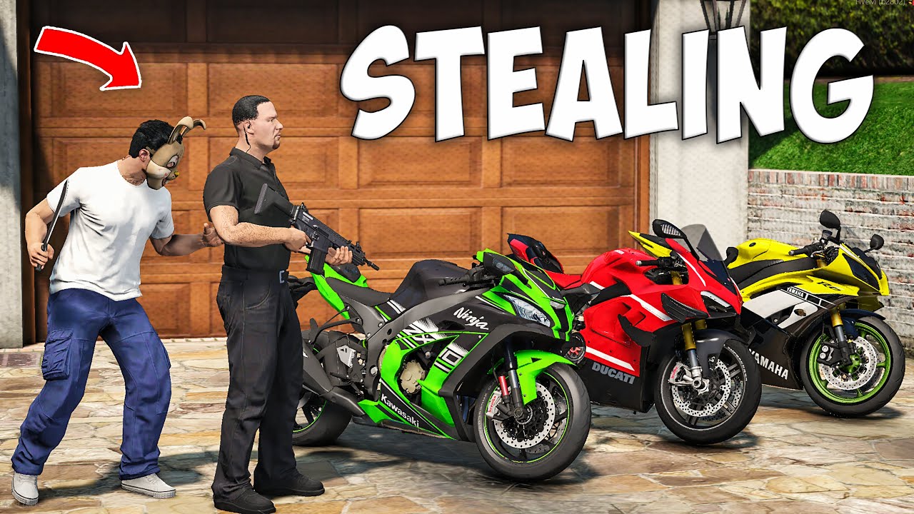 Stealing Rare Bigbikes from a Billionare sa GTA 5
