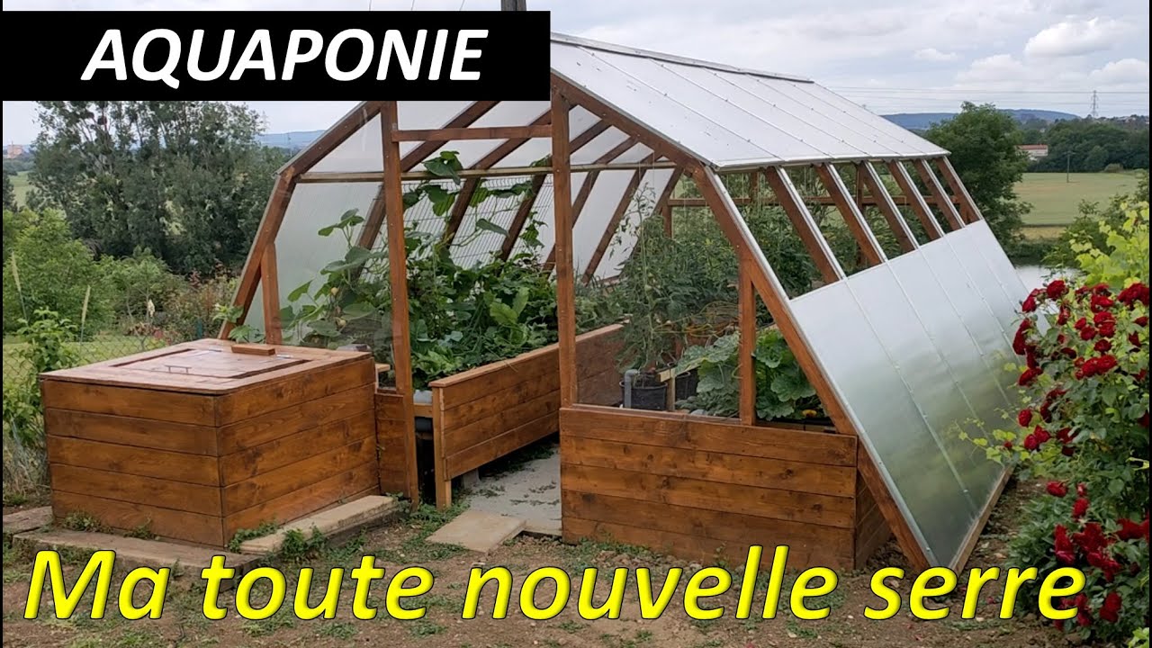Serre aquaponique (Aquaponie) - Aquaponics greenhouse