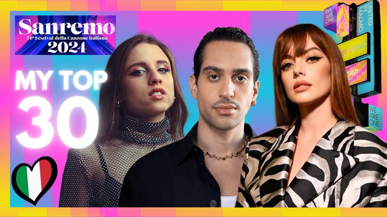🇮🇹 SANREMO 2024 Top 30 🇮🇹 | Italy Eurovision 2024 | Sanremo 2024 Prima Serata