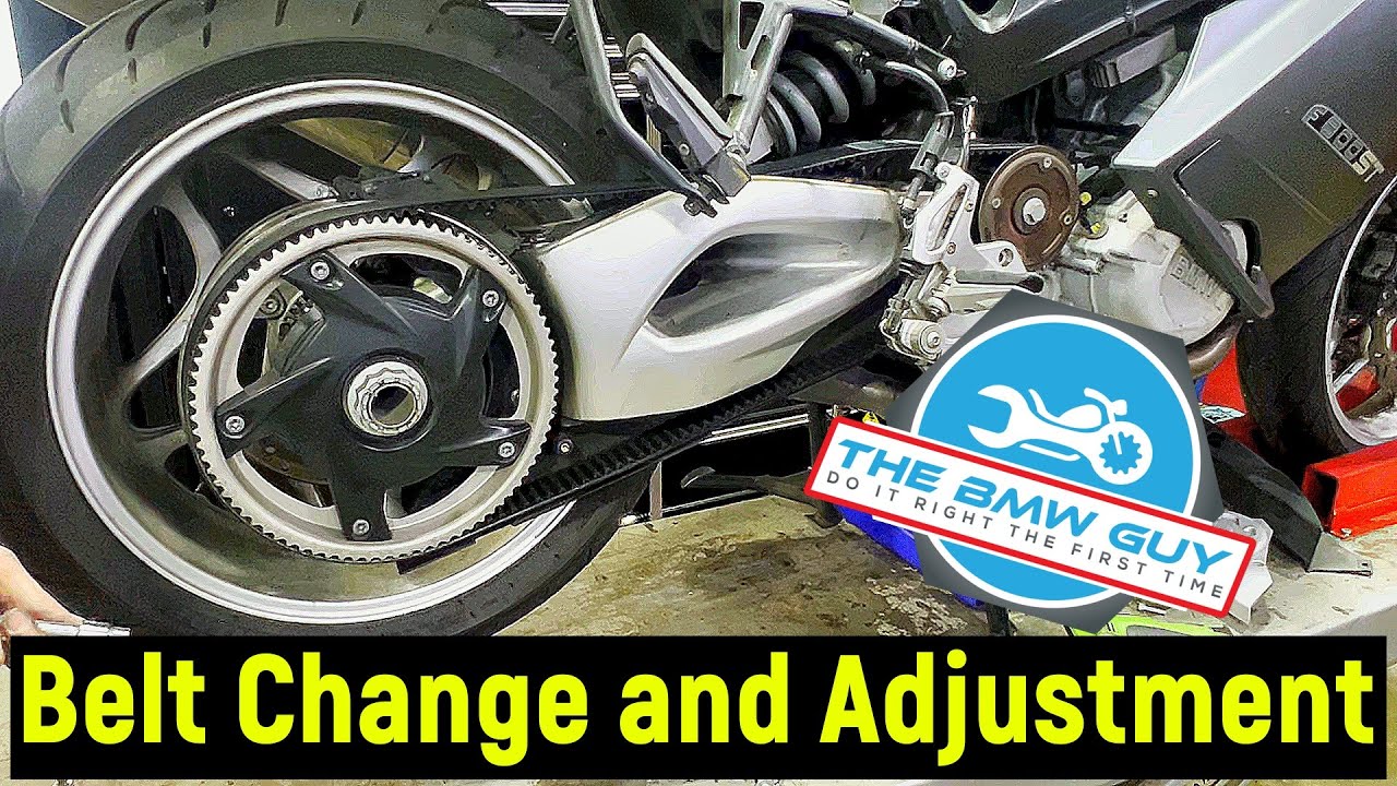 BMW F800 S ST GT Drive Belt Replacement EASY