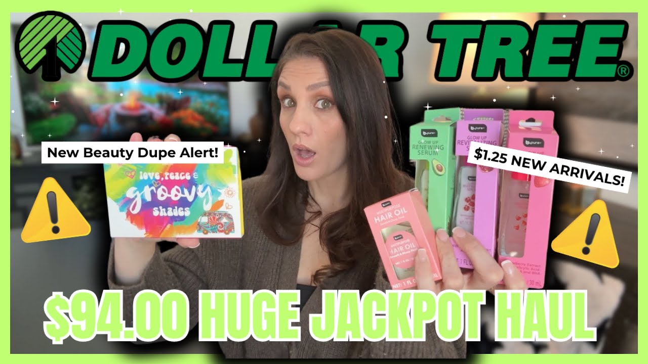 $94.75 DOLLAR TREE HAUL 🤩 I Found Luxury Makeup Dupes at Dollar Tree *Grab now before it's gone*