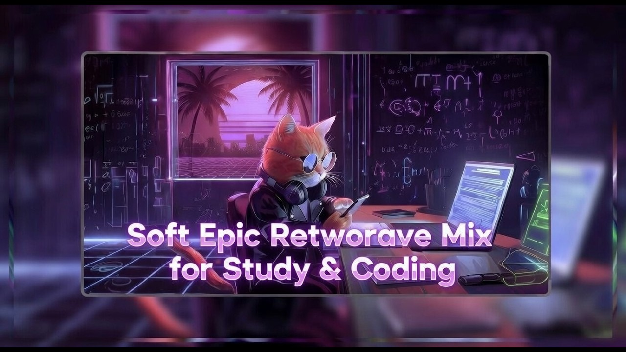Uplifting Retrowave Focus 2026 | Dreamy Synthwave Instrumental for Deep Work & Inspired Productivity