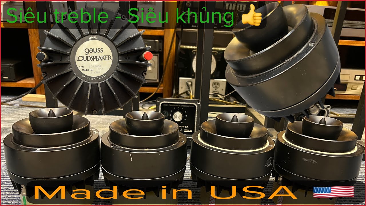 Siêu Treble - Siêu Hiếm | GAUSS 1502 tiếng phê JBL 077 bõ túi 👍 #treble
