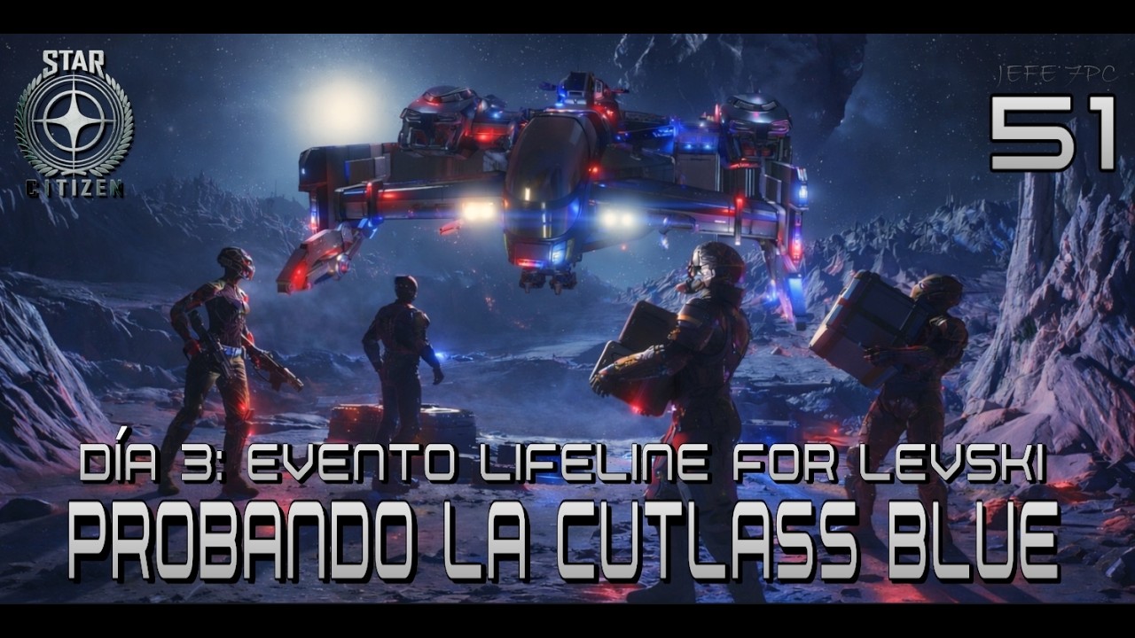 #51 STAR CITIZEN 4.6🚀 CUTLASS BLUE (175 €) LA PROBAMOS EN LA CUARENTENA ☕CAFÉ Y GAMEPLAY INMERSIVO🔥