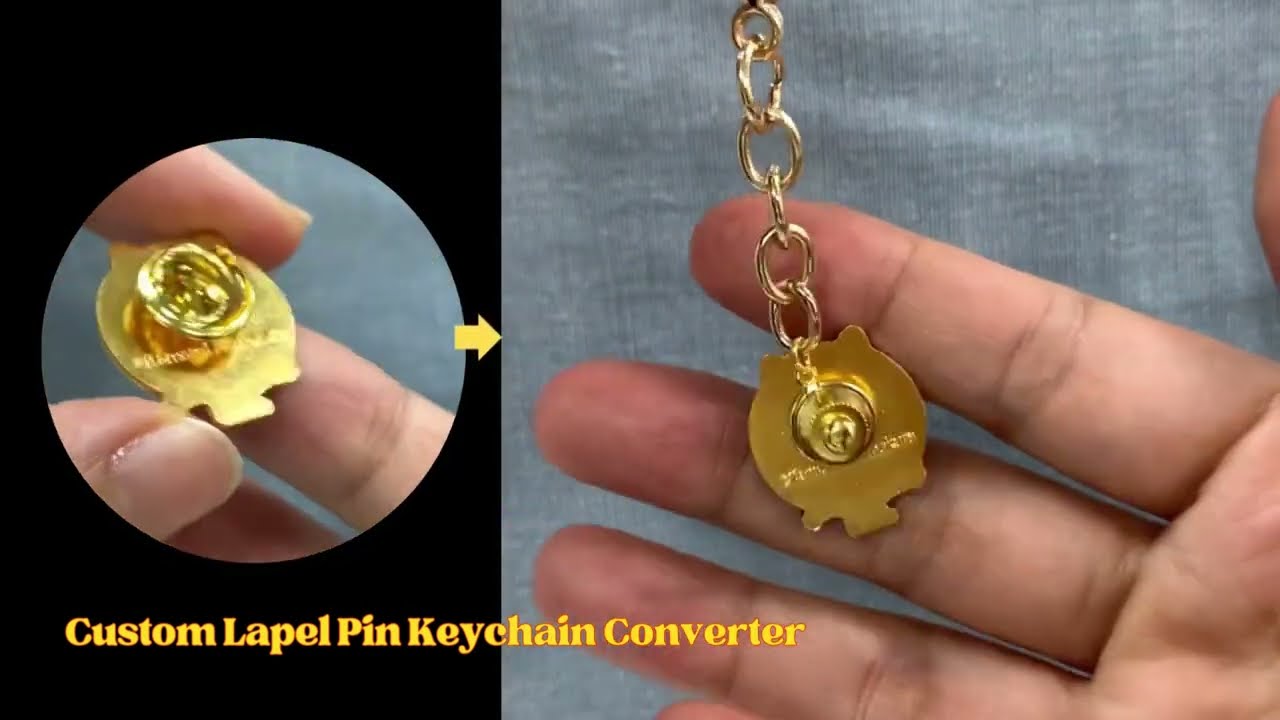 Enamel Pin Converter- Keychain Converter for Enamel Pin
