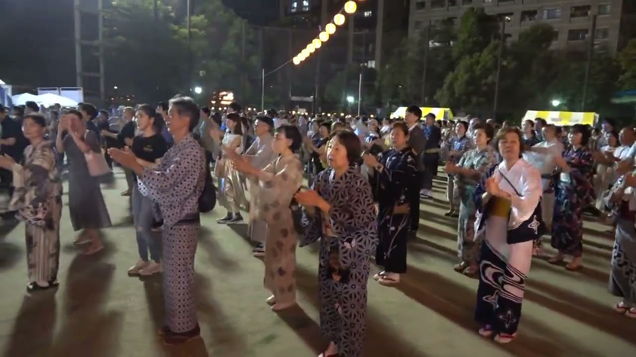 🏮＃東京音頭 (生唄) 2️⃣＃中央区大江戸まつり盆踊り大会2023＃日本の夏祭り ＃2023年8月25日＃TokyoOndo 2️⃣