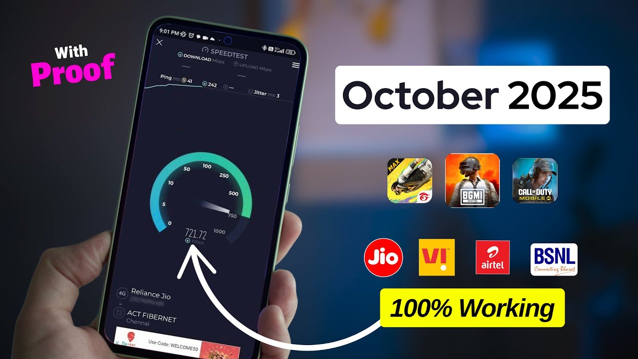 October 2025 New APN Settings Get 721Mb Speed | Jio APN Settings | Airtel APN Settings | Vi APN