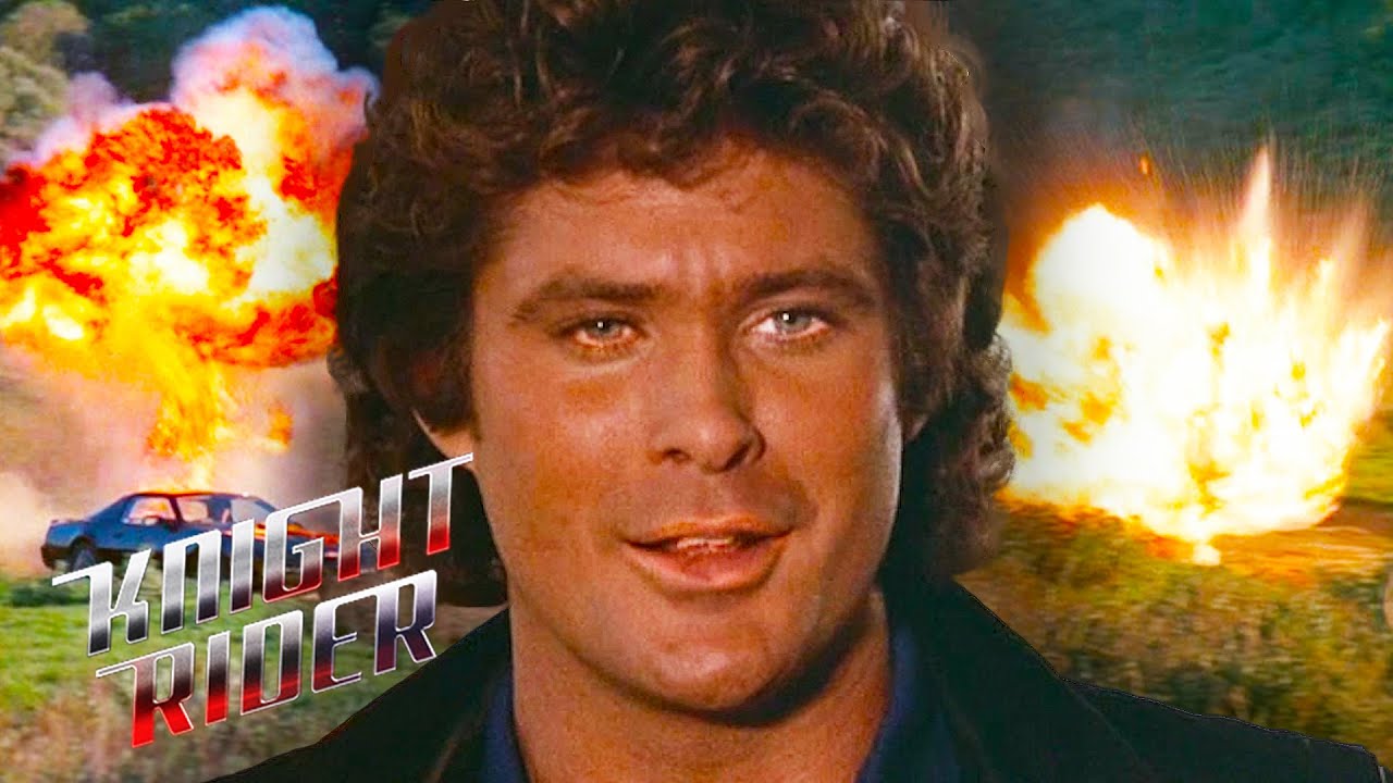 Michael and KITT Attacked By Lasers | Knight Rider