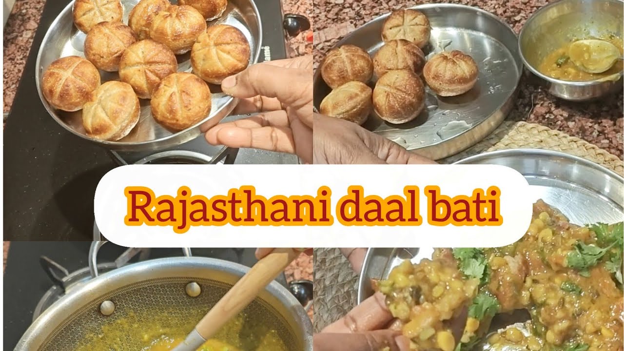 Rajasthani dal bati#reenarecipes 