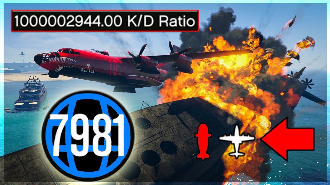 Встречайте самого ГЛУПОГО Косатку Грифера 7981-го уровня в GTA Online! (Ragequits)