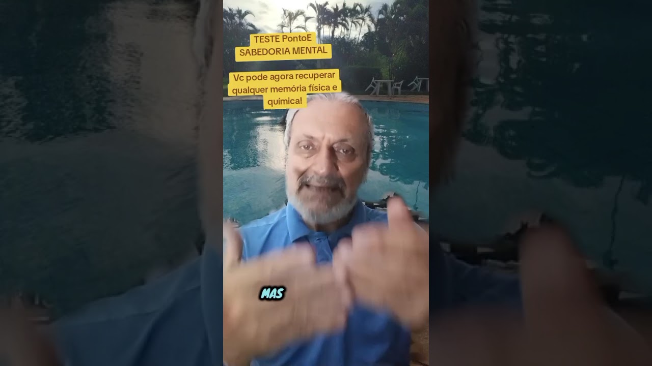 TESTE SUA SABEDORIA MENTAL: Tudo q já vivenciou está no seu arquivo mental... aprenda como rever!