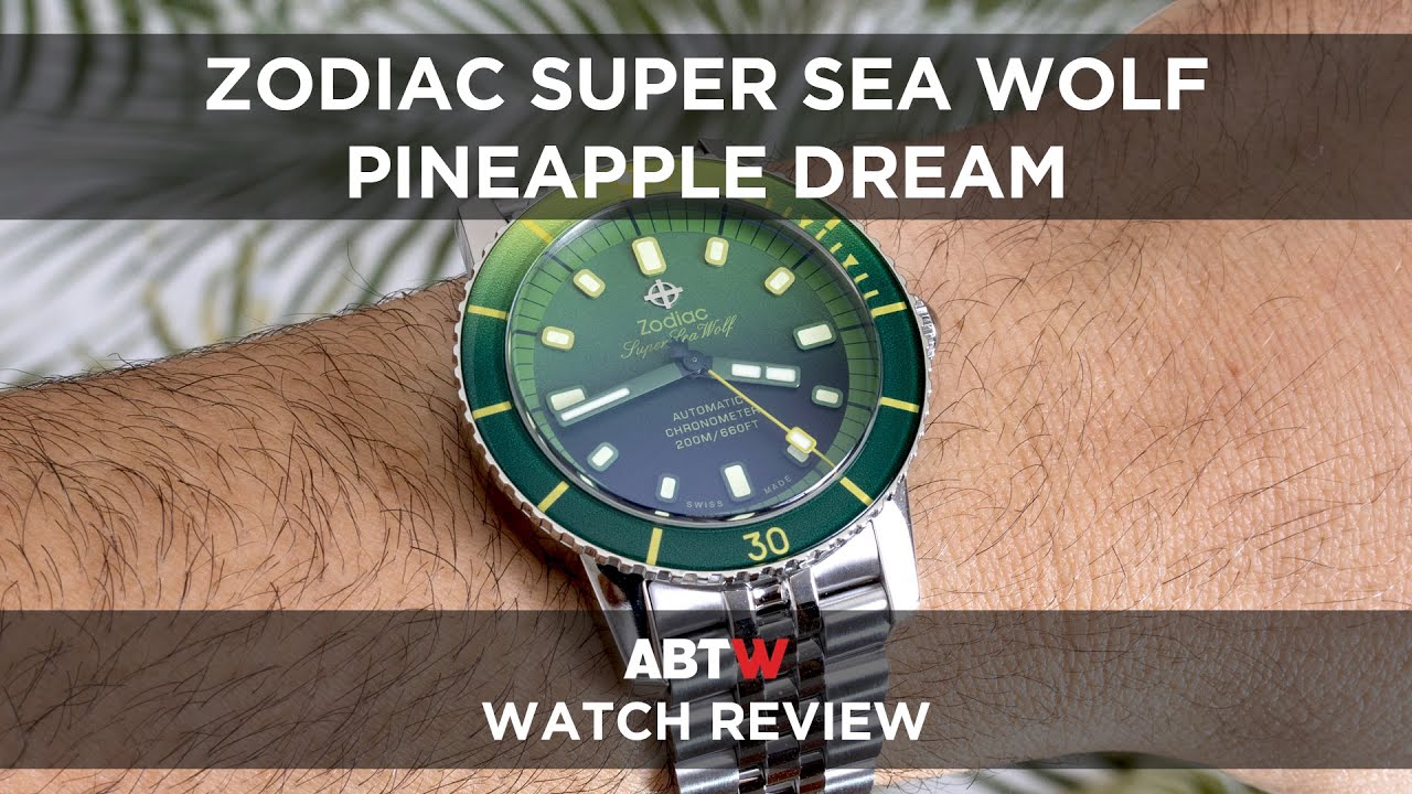 Zodiac x Ariel Adams Super Sea Wolf Pineapple Dream Watch