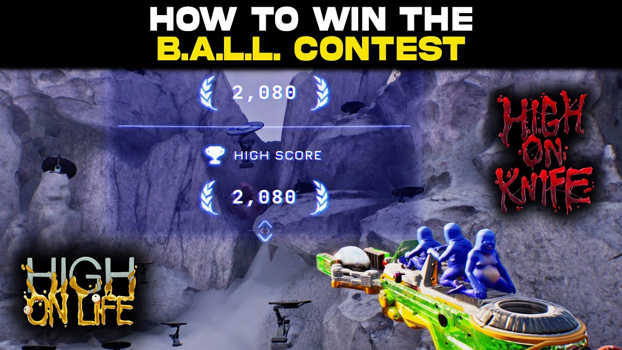 How to Win The Shooting Ball Contest - Get Over 2000 PTS - High on Knife DLC - High On Life