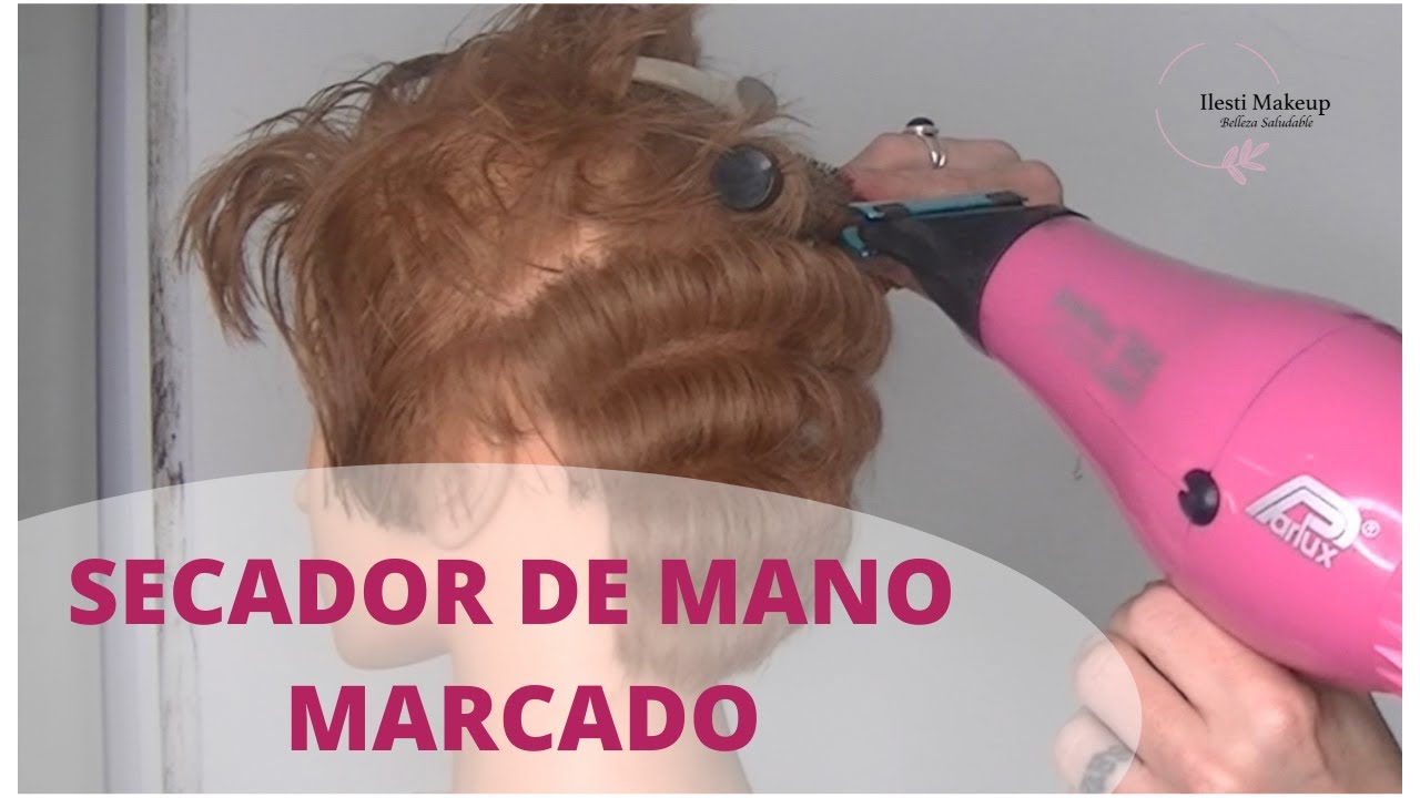 Como peinar con un secador profesional marcando el cabello