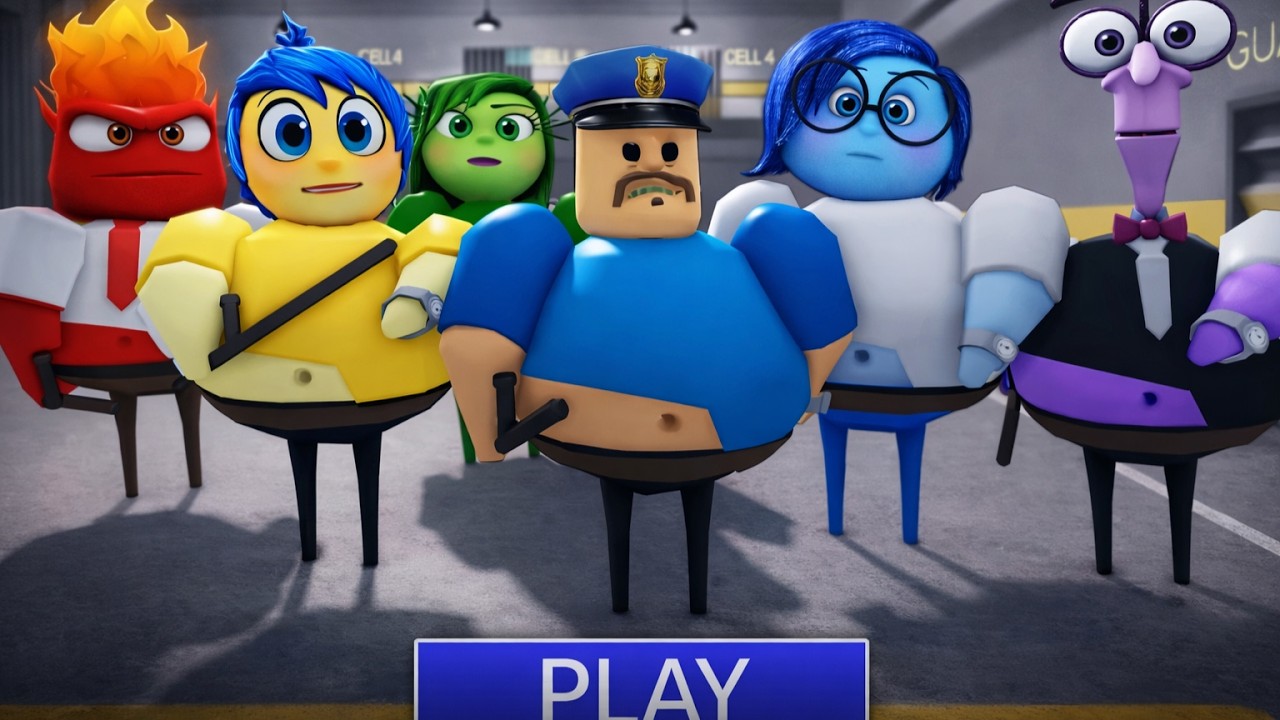 INSIDE OUT 2 FAMILY BARRY'S PRISON RUN  ROBLOX | ESCAPE TSUNAMI FOR BRAINROTS | SCARY OBBY #roblox