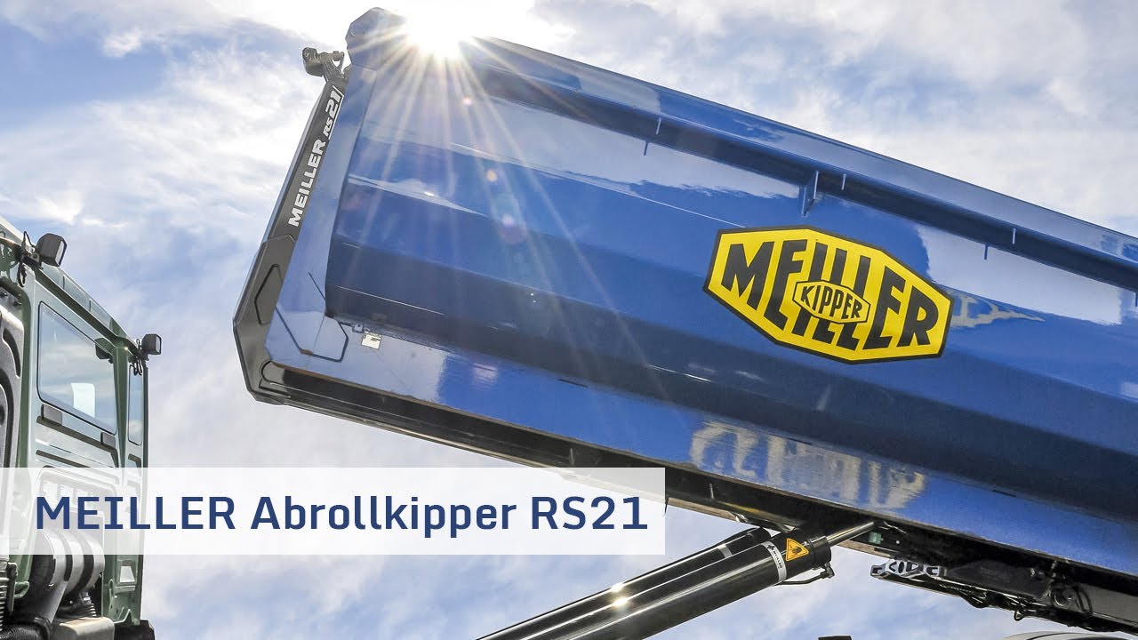 MEILLER Abrollkipper RS21: Transport von Abrollcontainern wirtschaftlich wie nie