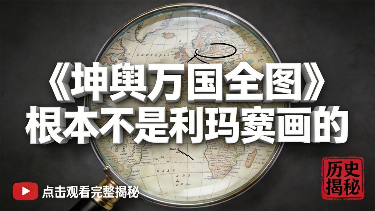 《坤舆万国全图》根本不是利玛窦画的！教廷都承认了，就中国还不认？